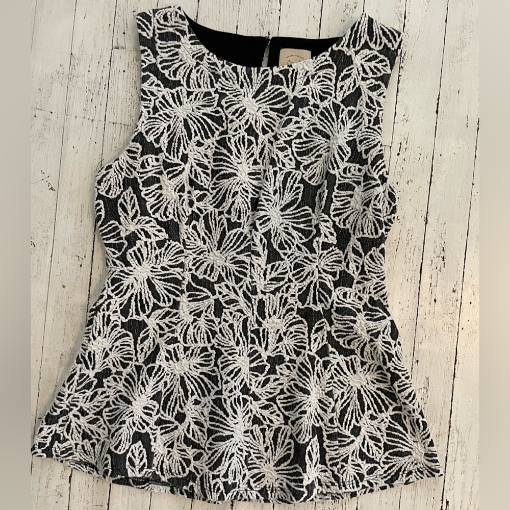 Anthropologie Peplum Top